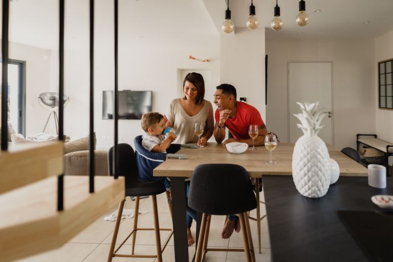 portrait de vue ensemble famille loire photo